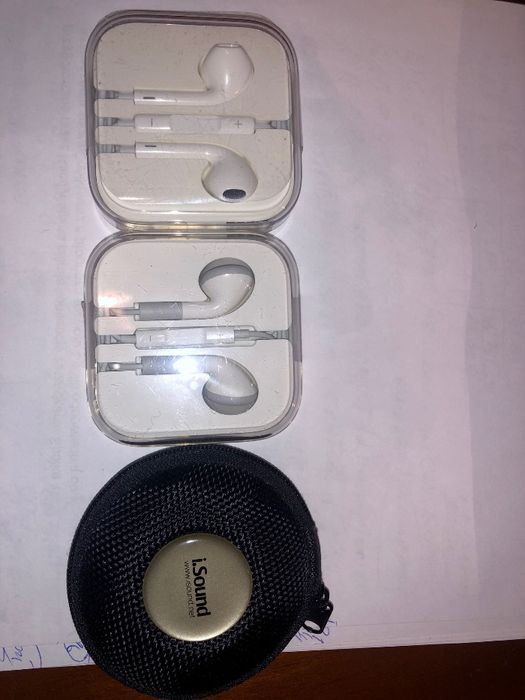 Słuchawki Apple EarPods MB770G/A z pilot i mikrofonem–oryginalne, nowe