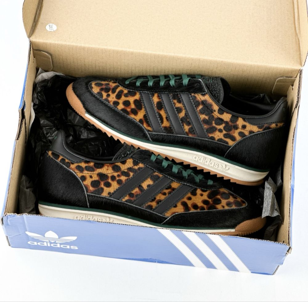 Adidas SL 72 OG Leopard Print Collegiate Green
