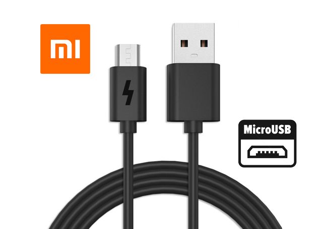 NOVO - Xiaomi Cabo / Carregador Micro USB - ORIGINAL