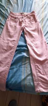 Calças rosa largas