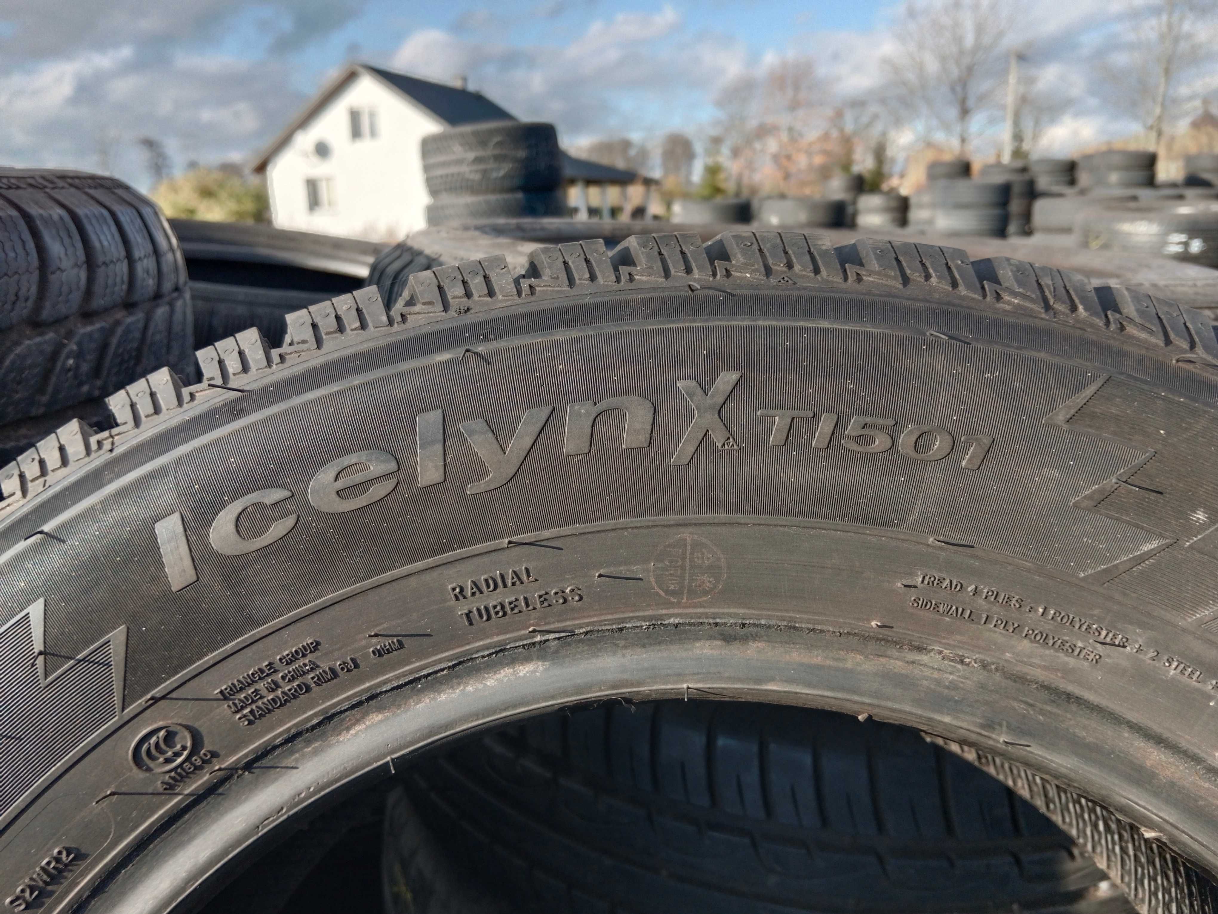 Opona używana 195/65R15 Triangle Icelynx TI501 1szt.