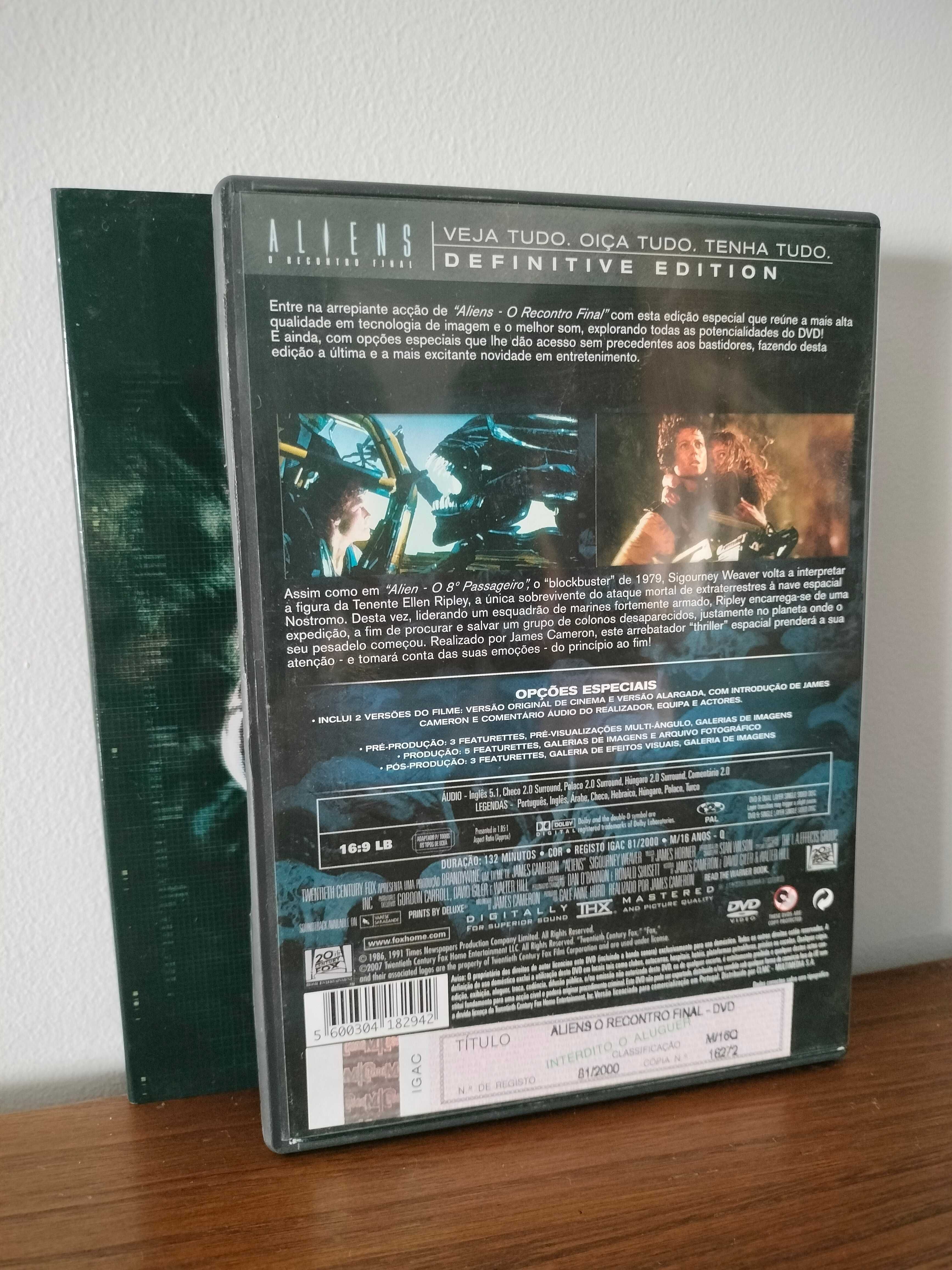 Filme DVD: Aliens: O Reencontro Final (Slipcase)