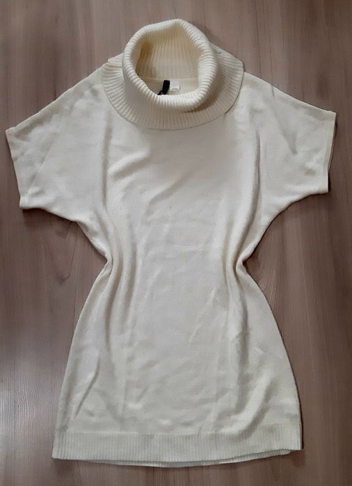 Tunika sweter sukienka z golfem rozmiar 38 H&M