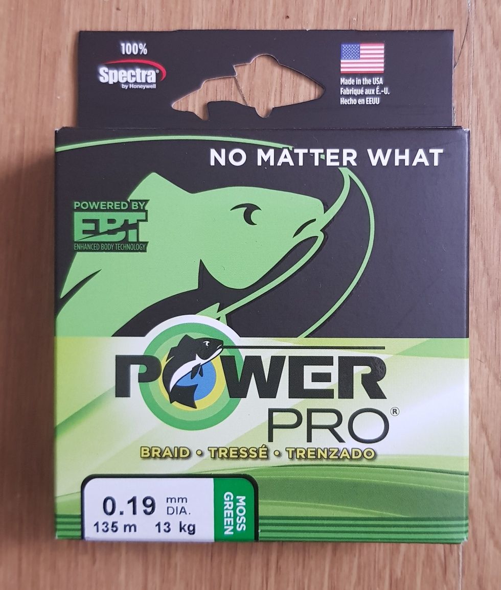 Plecionka Power Pro 135m zielona 0,06 0,08 0,10 0,13 0,15 0,19