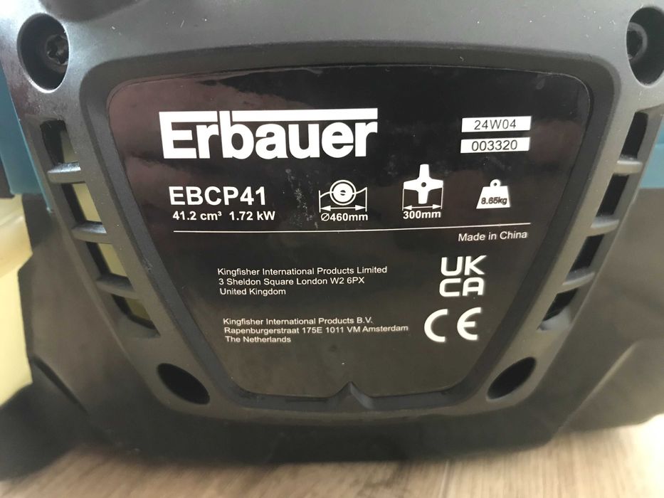 Мотокоса,бензотример Erbauer EBCP41, 2,3 к.с. та 1,72 кВт. з Англії