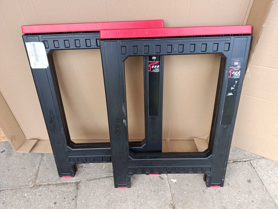 Kobyłki koziołki 2 sztuki z tworzywa sztucznego Forge Steel