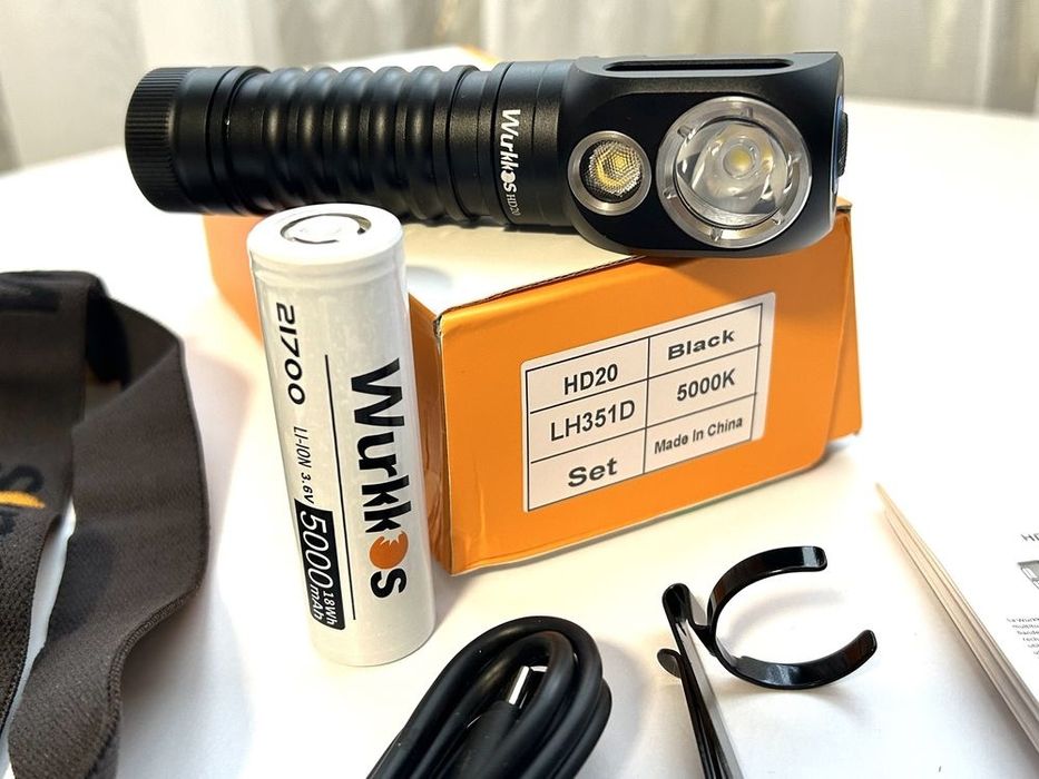 Wurkkos HD20, Sofirn H25LR налобный фонарик, фонарь