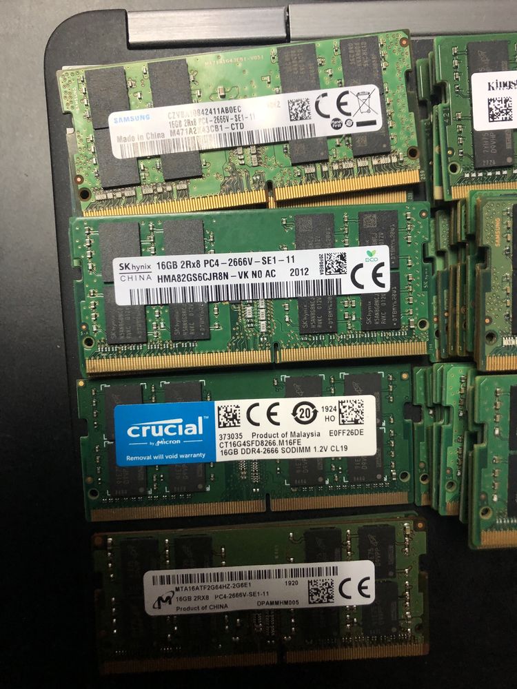 оперативная память для ноутбуков SoDimm DDR4 4 Gb \8 Gb \16 gb