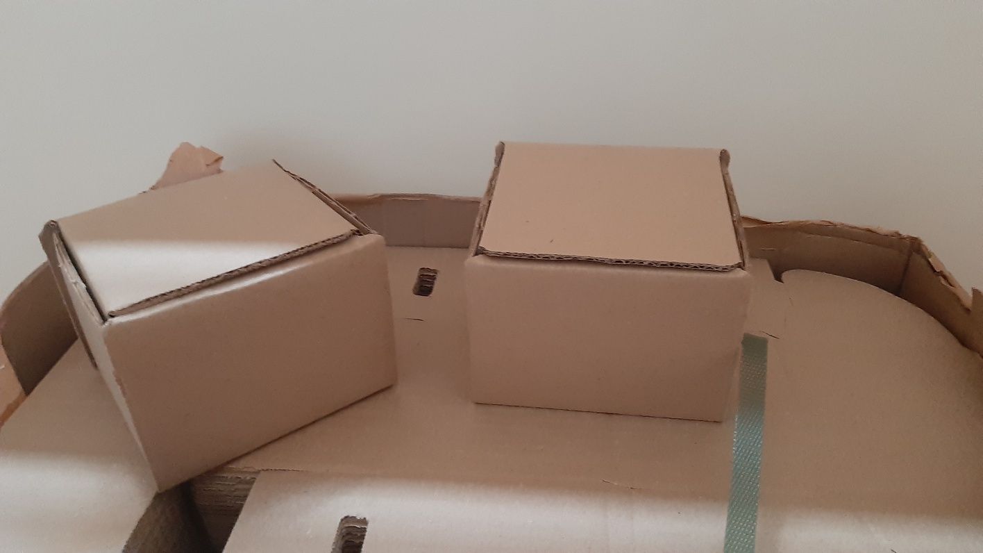 80 caixas 10x10x10cm (ideal para pequenos objetos e canecas)