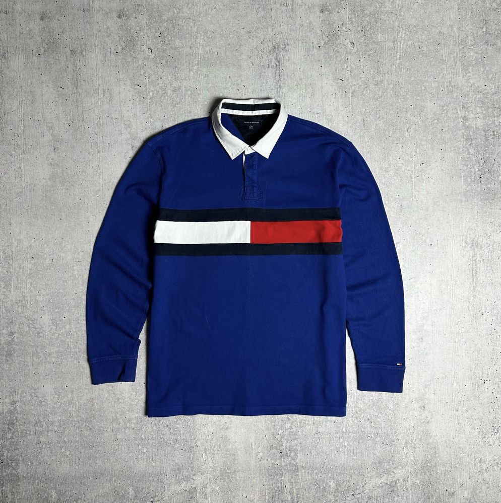 Кофта лонгслив регби Tommy Hilfiger размер XL