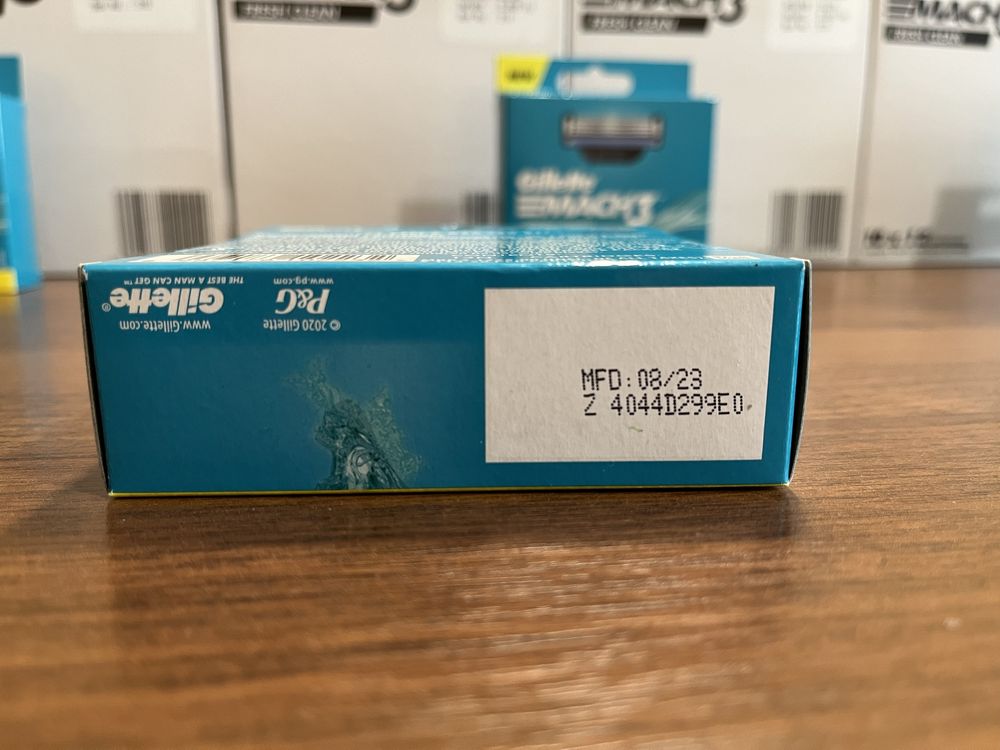 Змінні картриджі Gillette Mach 3, Оригінал!
