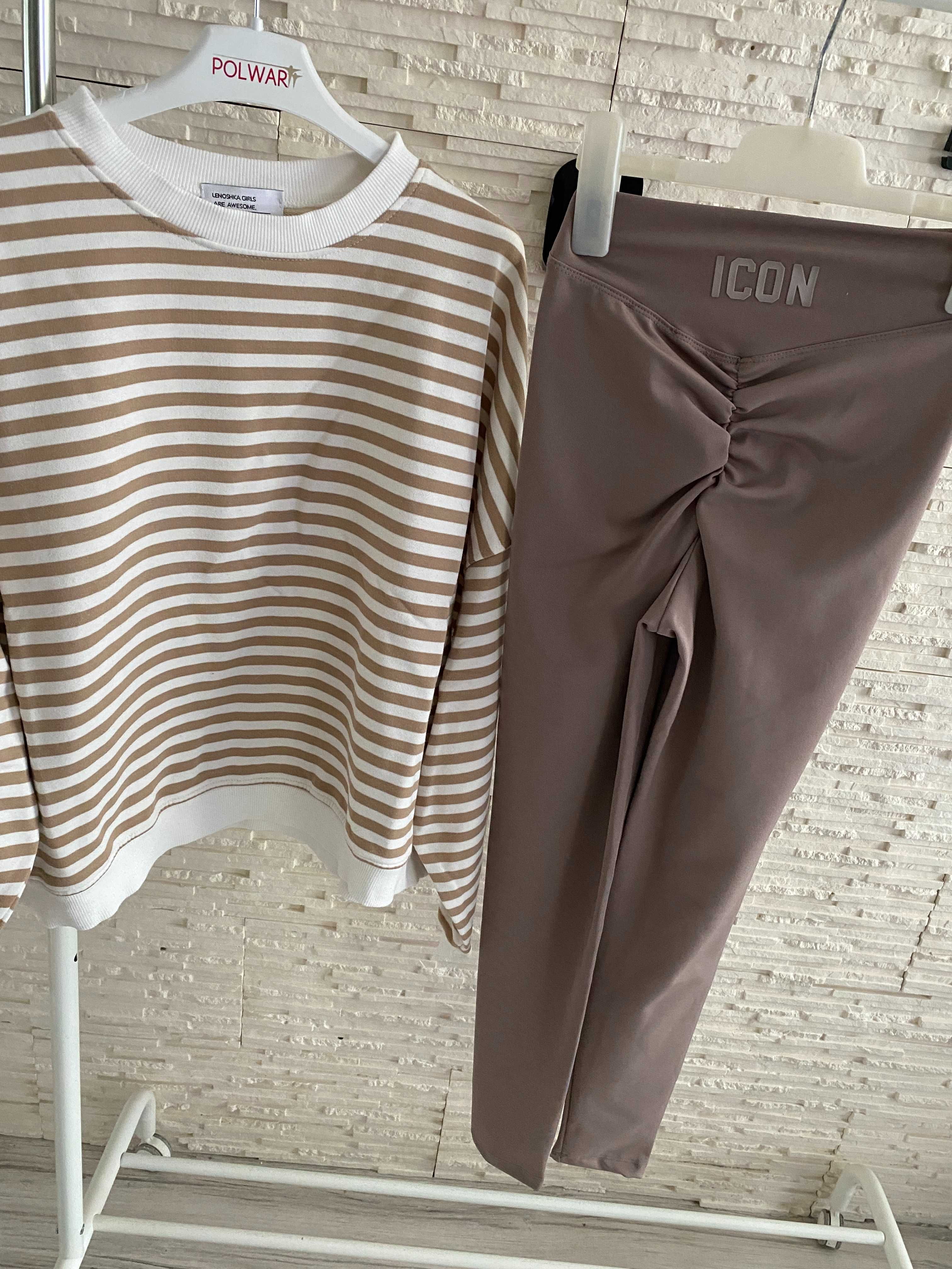 Las Garras  ICON nowe legginsy push up mokka