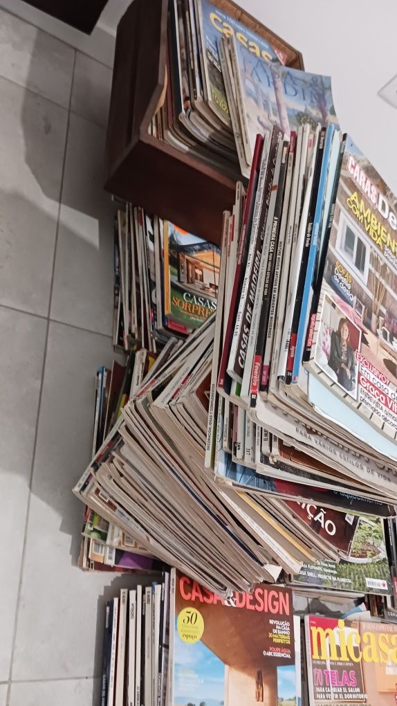 Revistas casa, jardim e decoração, coleção de mais de 300
