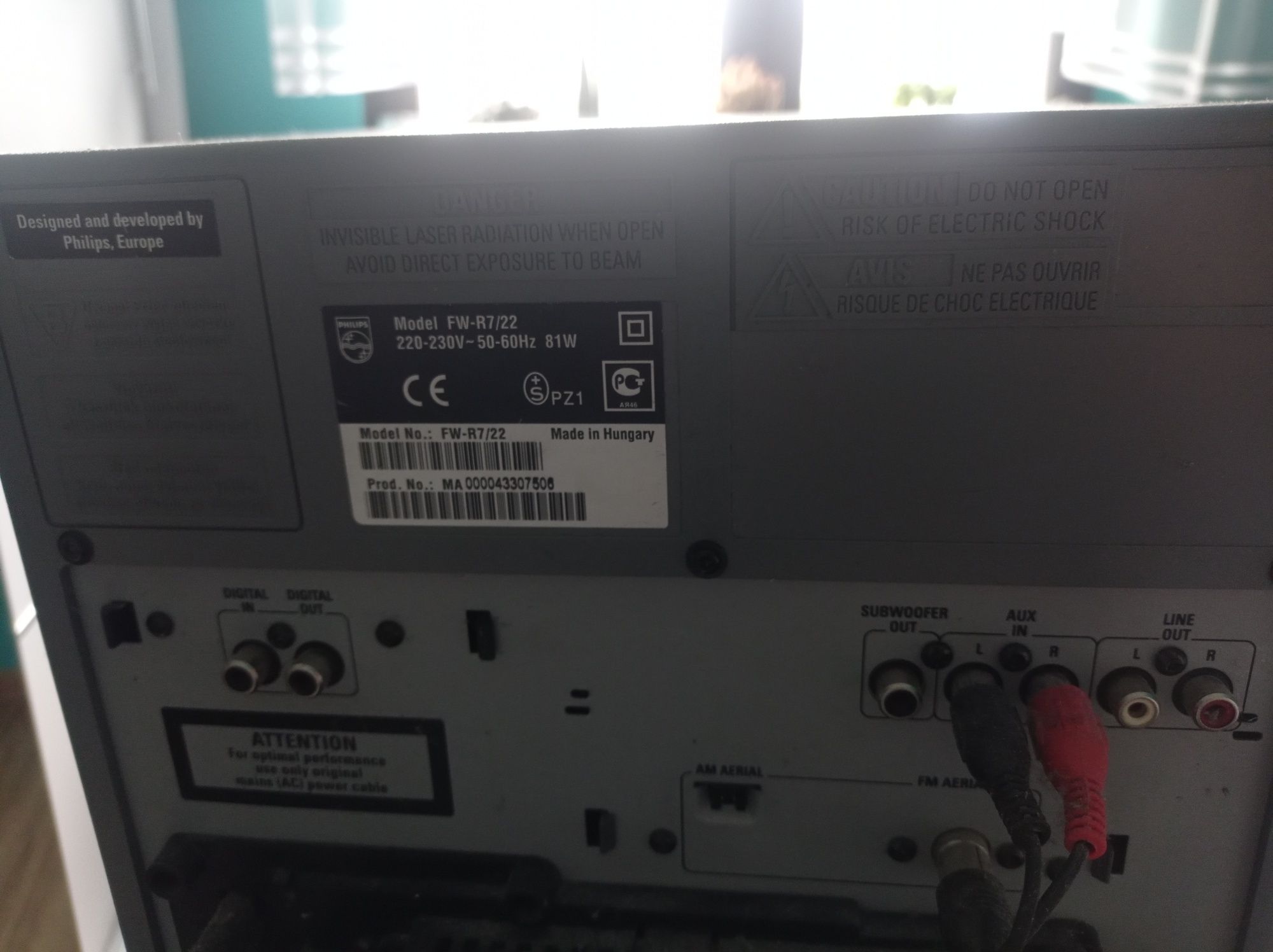 Wieża Philips fw-r7