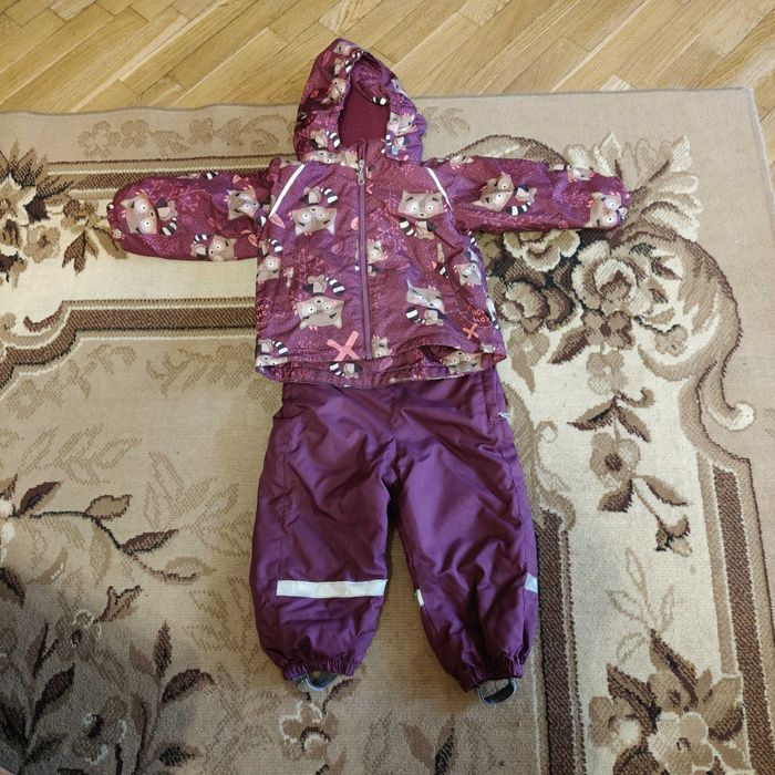 Зимний комплект куртка+комбез Lassie by Reima для девочки 80 размер
