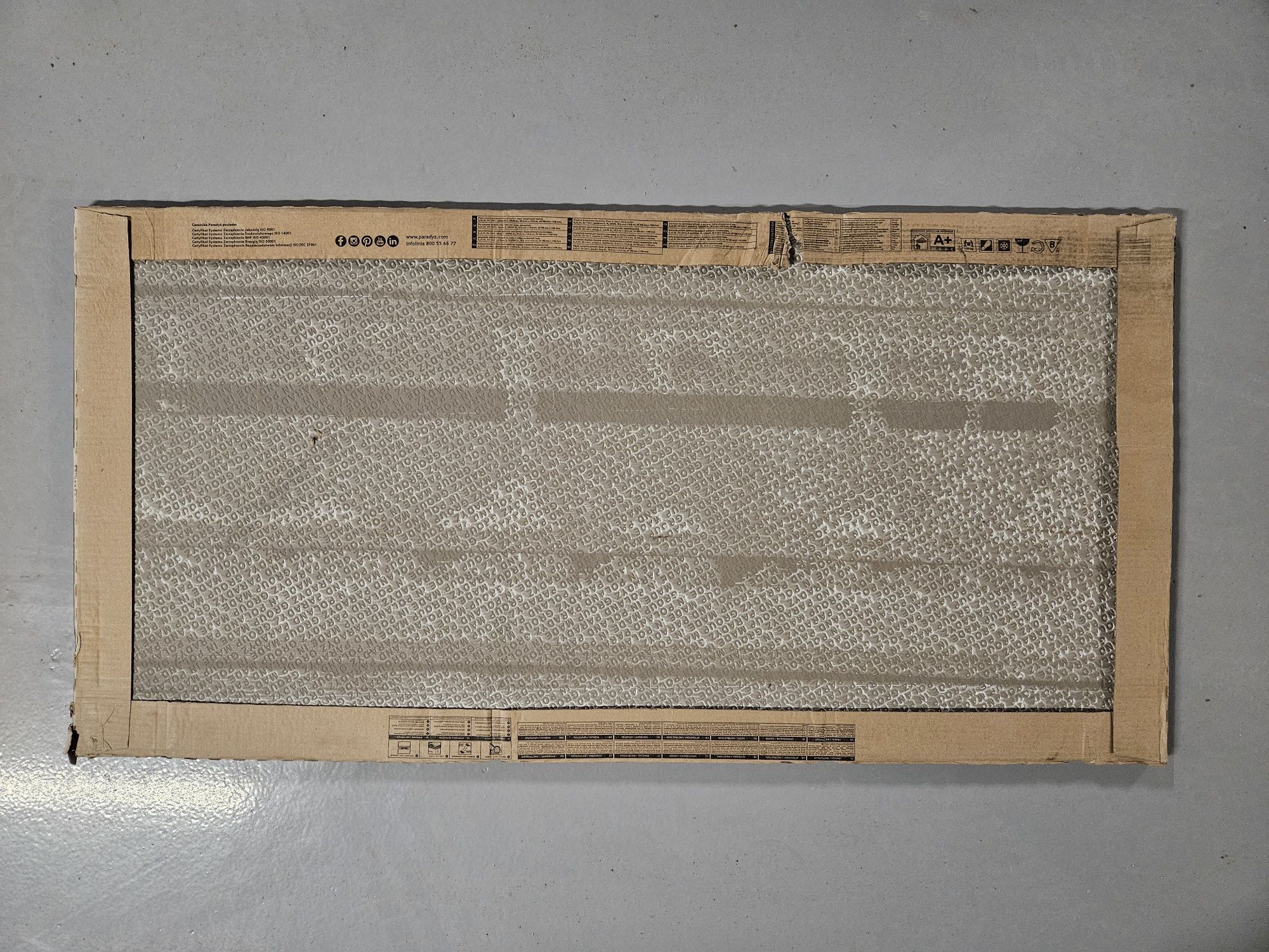 Płytki Paradyż Lightstone Grey Gres mat 59,8x119,8 cm
