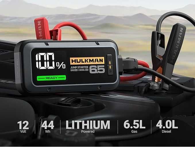 HULKMAN Alpha 65 Powerbank Rozruchowy Booster Starter 1200A 12000mAh