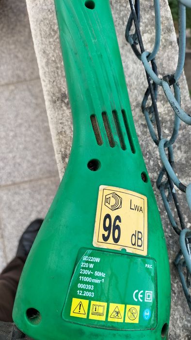 Máquina de cortar relva elétrica mais aparador elétrico