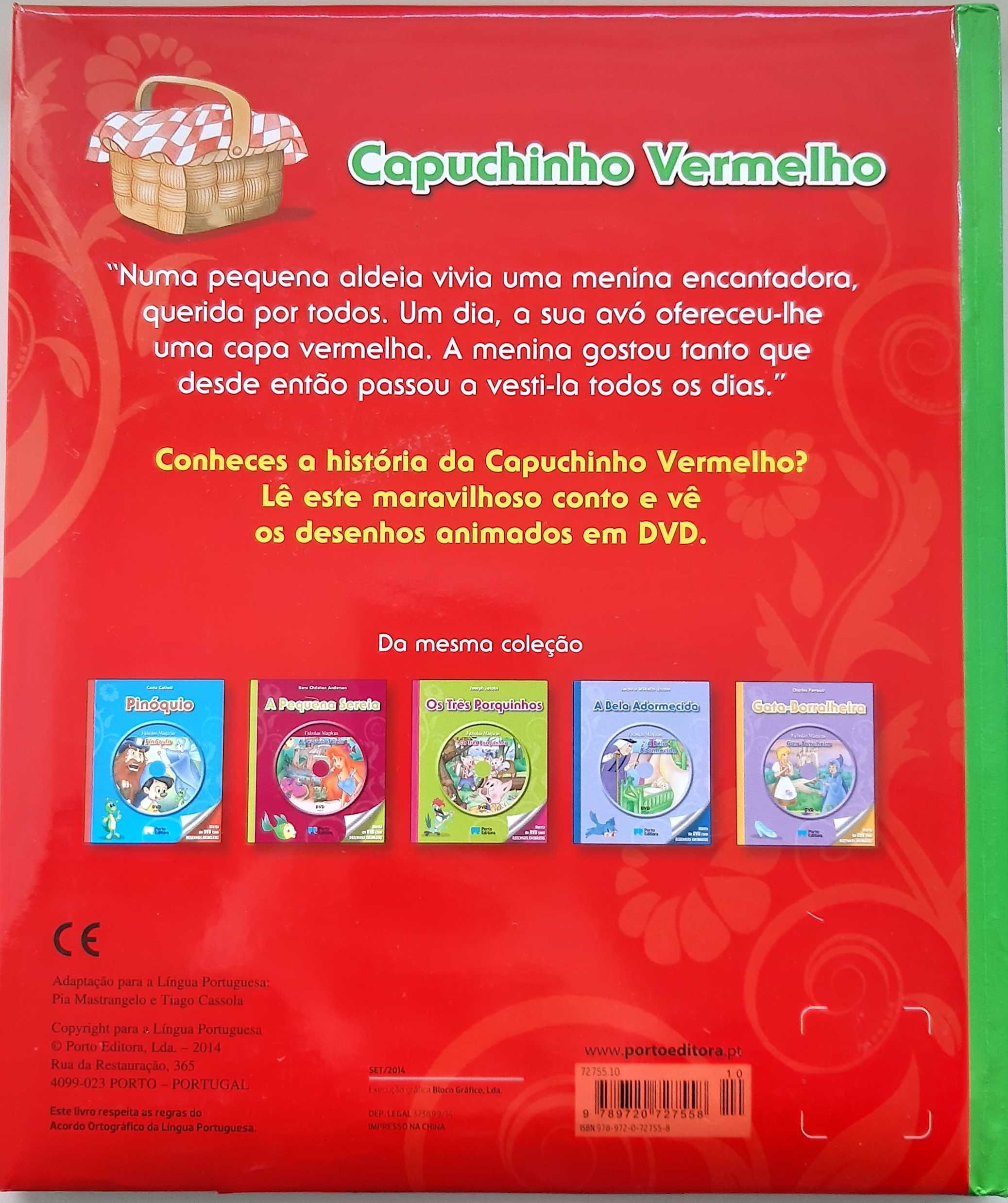 Livro - Capuchinho Vermelho