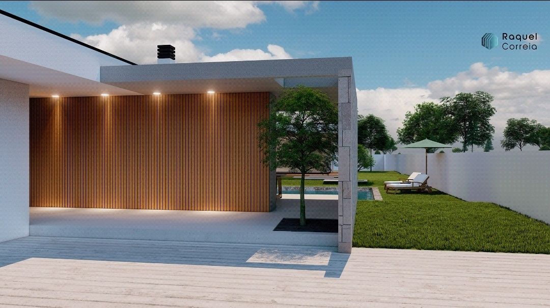 Imagens 3D Arquitetura interior e exterior