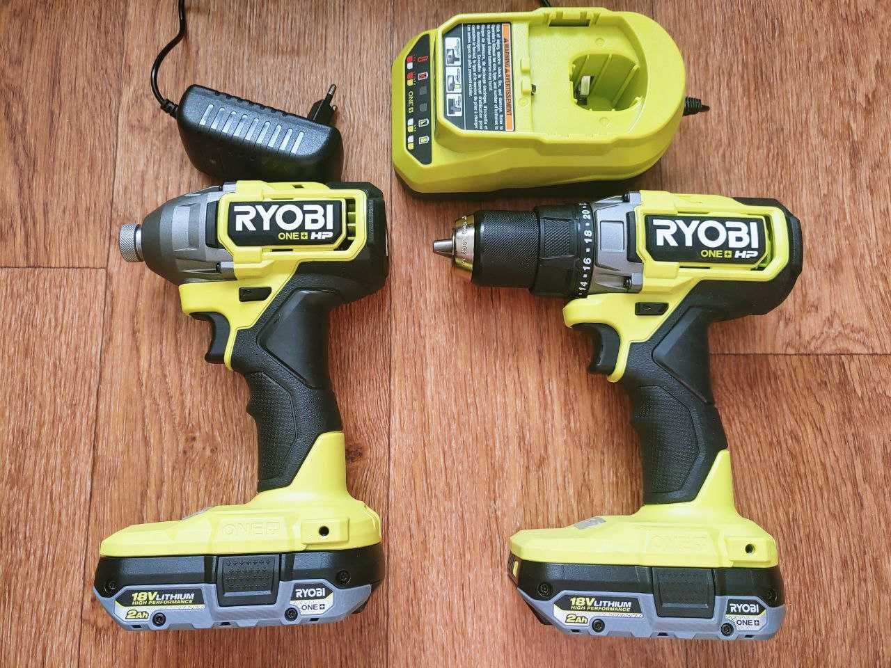 Набор бесщеточных шуруповертов Ryobi ONE+ HP 18В