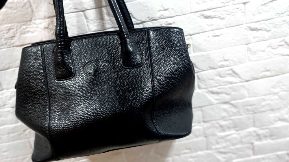 Сумка шкірзам чорна