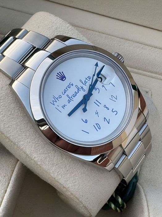 Годинник Rolex Date Just 41 / Кому какое дело, я уже опоздал