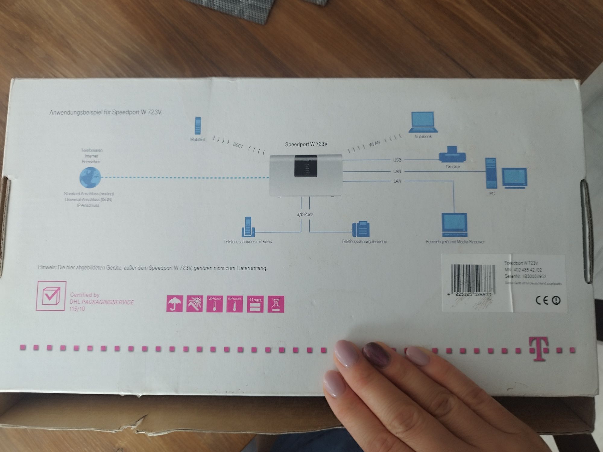 Router Telekom Speedport W 723V stan bdb