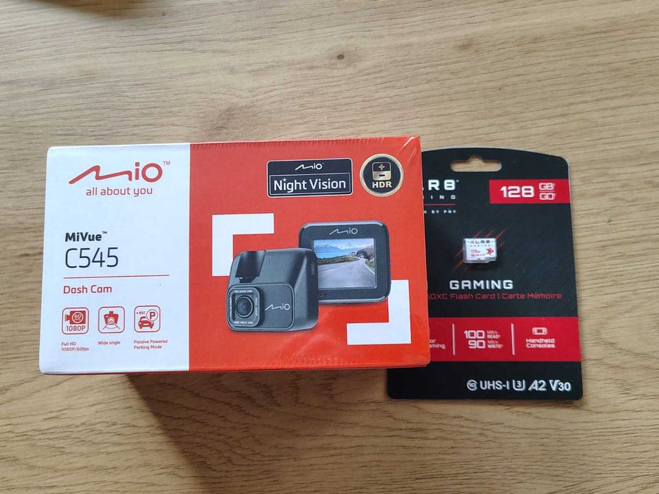 Wideo rejestrator Mio Mivue C545 Pro Kamera Samochodowa Hdr  KARTAnowa