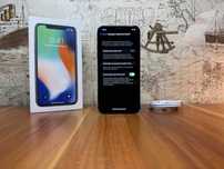 iPhone X • JAK NOWY • 100% bateria! • zestaw