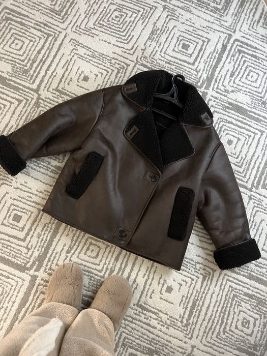 Коричнева дублянка zara, стан ідеальний
