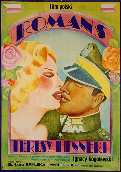 Oryginalny polski plakat Romans Teresy Hennert Ihnatowicz Maria Mucha