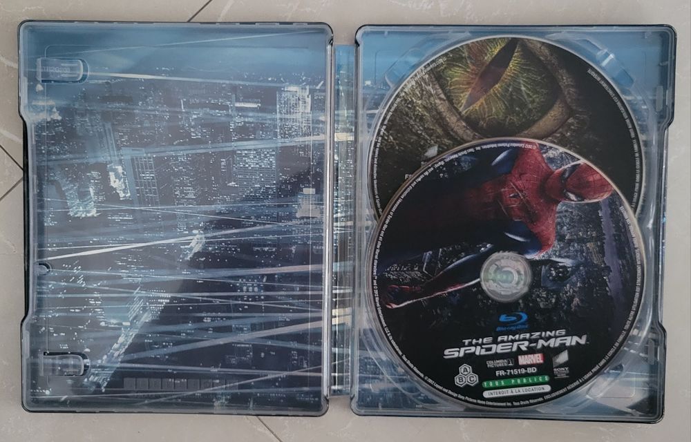 Bluray O Fantástico homem aranha steelbook