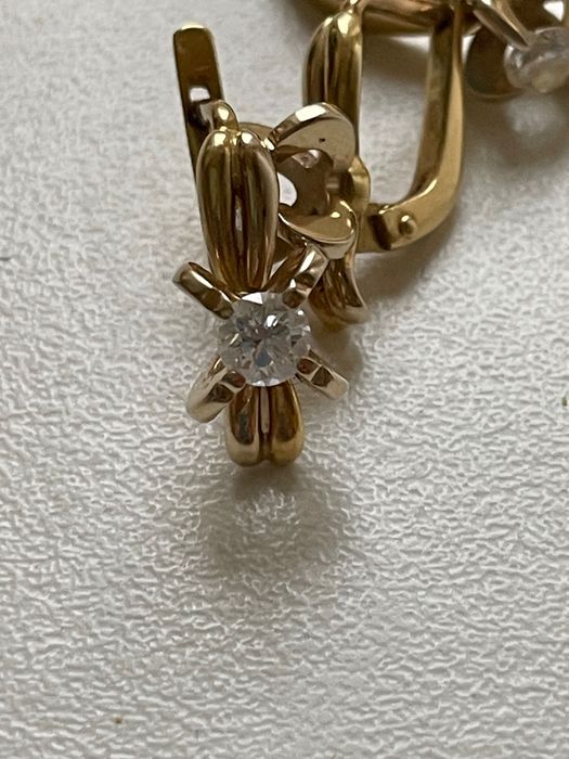 Набор 750 проба з діамантами