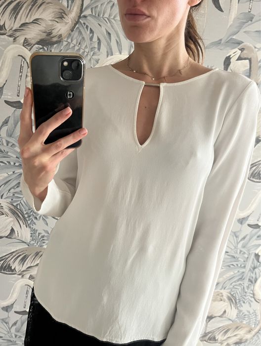 Biała bluzka koszula  Zara