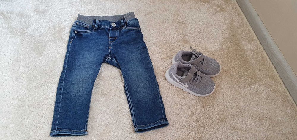 Jeansy, spodnie H&M 86 jak nowe