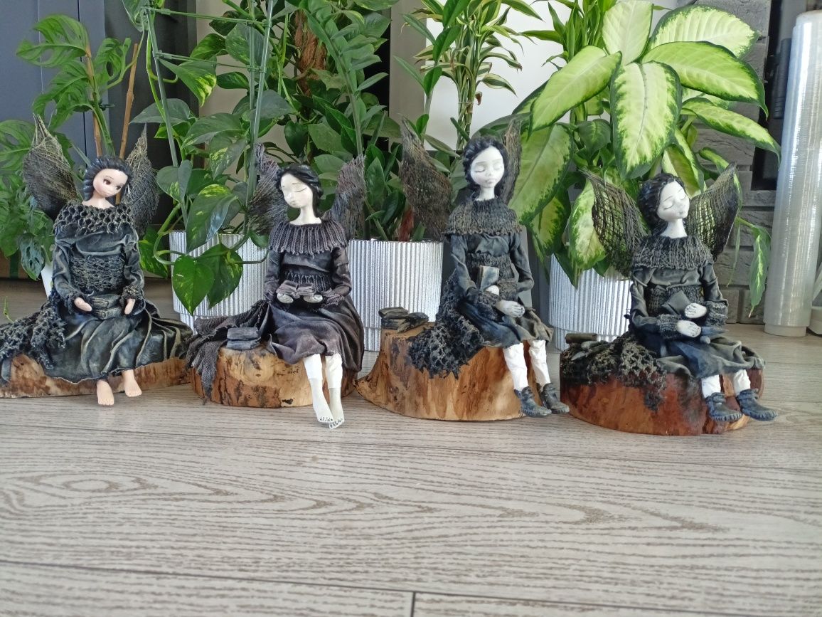 Unikatowa figurka anioła ręcznie wykonana - na zamowienie