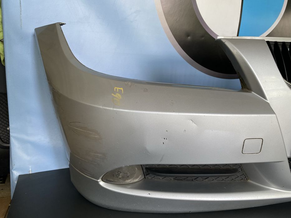 Передній бампер BMW E90 E91 Дорест 354 Titan Silver Сірий Бампер БМВ