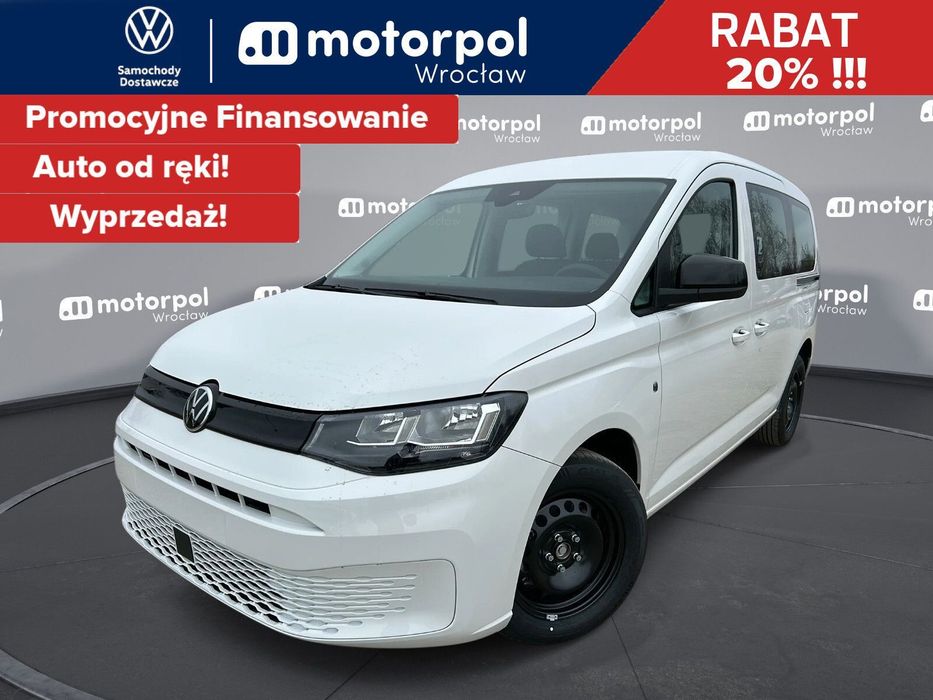 Volkswagen Caddy MAXI/7 osób, diesel 2.0 TDI 102KM