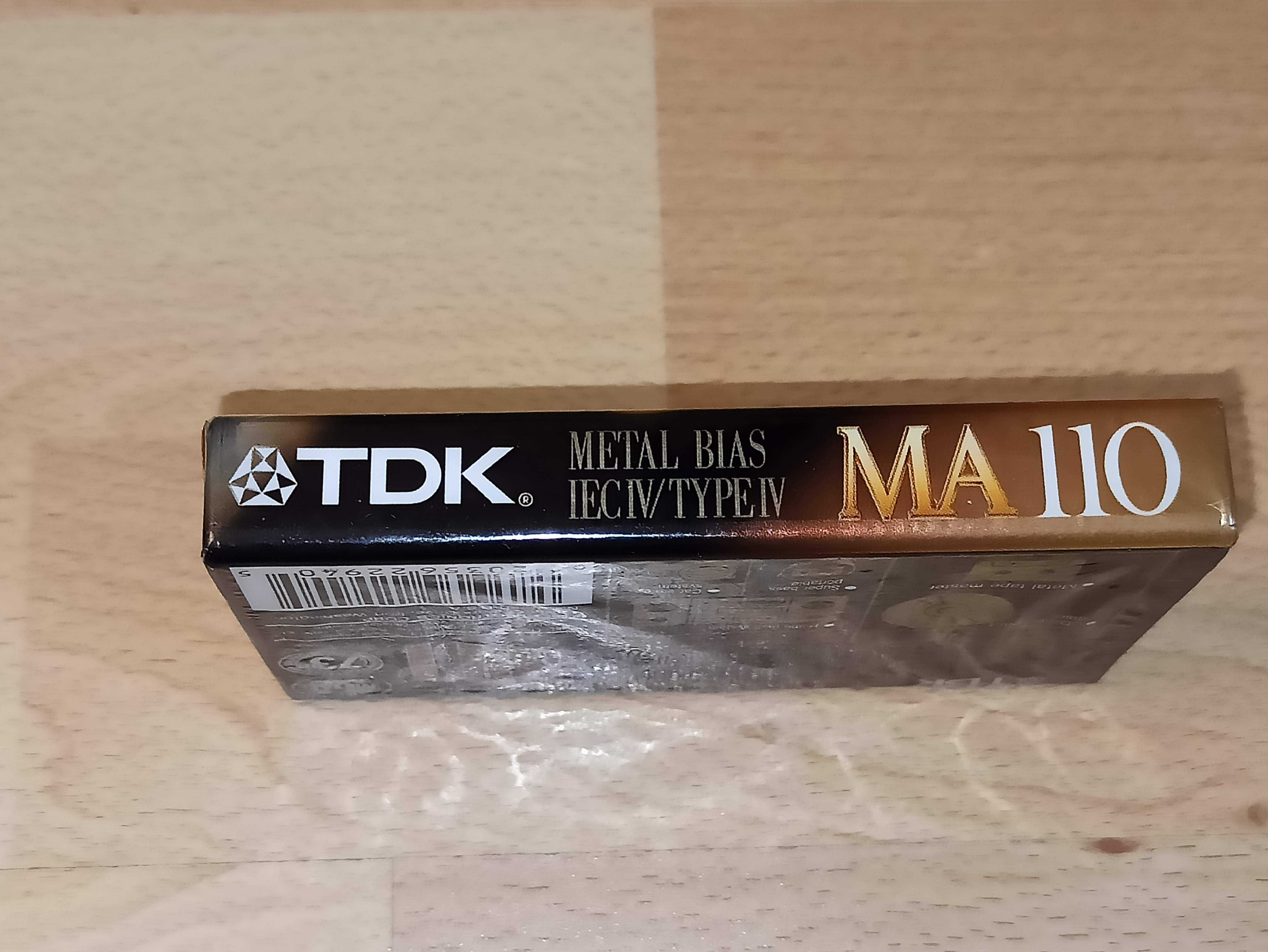Кассеты / аудиокассеты TDK MА 110 (1992г) Тип ІV metal bias (US market