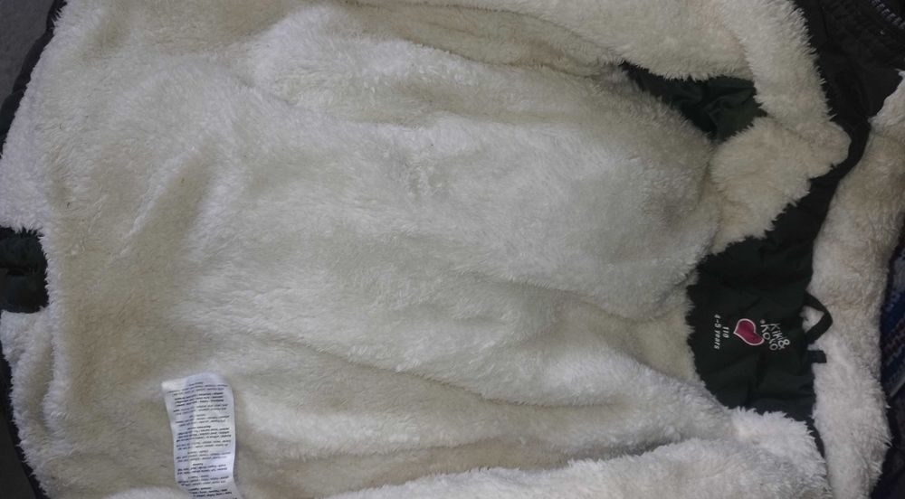 Парка для дівчинки зимова