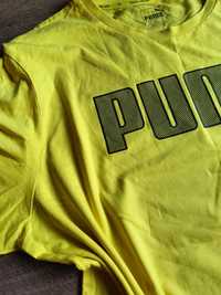 Żółta bluzka t-shirt koszulka L puma