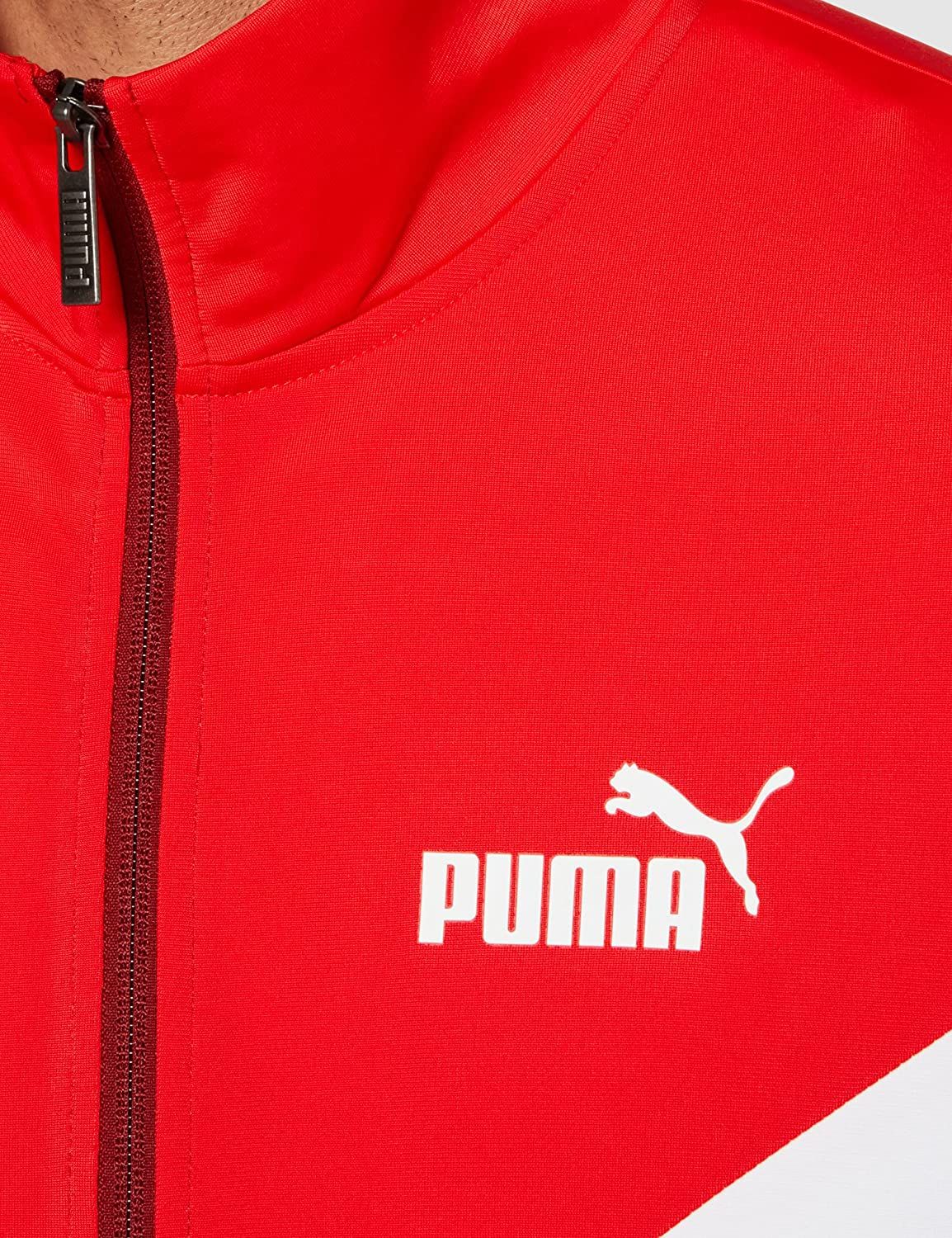 Komplet dresowy bluza spodnie Puma Colorblock r.M