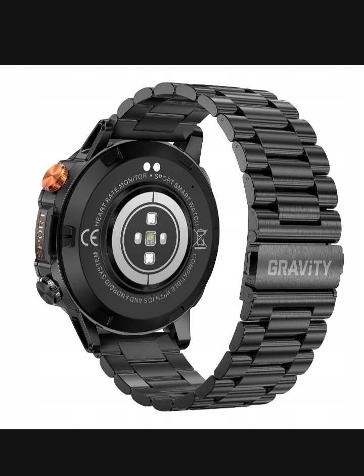 Nowy Smartwatch Gravity T20-1 bransoleta+pasek+szkło