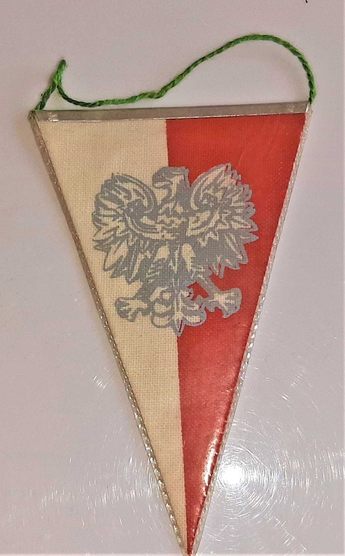 Proporczyk Nowy Targ Herb Polska Flaga Orzeł bez korony
