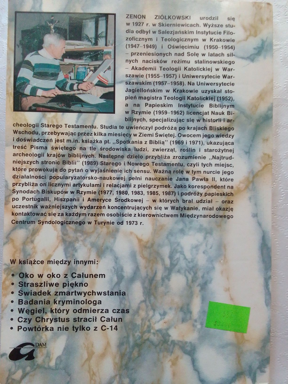 Spór o całun turyński Zenon Ziółkowski