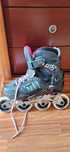 Patins em linha Fit 5, tamanho 38-41, bom estado, saco de transporte