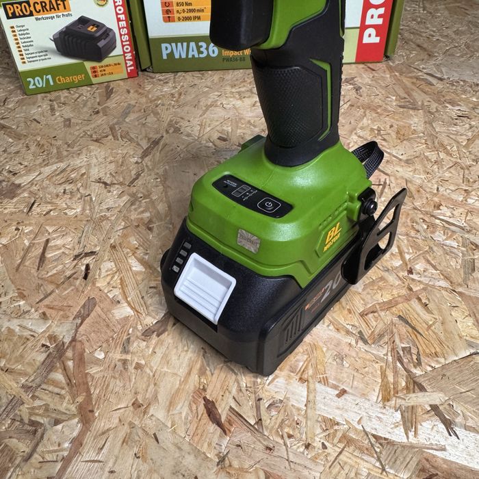 Ударний гайковерт Procraft PWA36 850 Н·м | Безщітковий | 20В