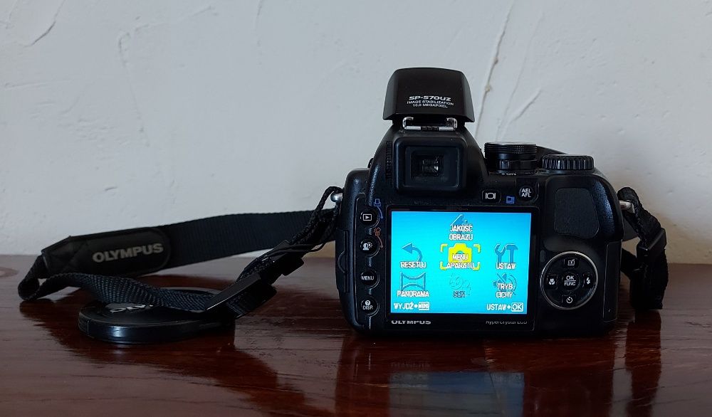 Olympus SP-570uz aparat fotograficzny Mega zestaw!