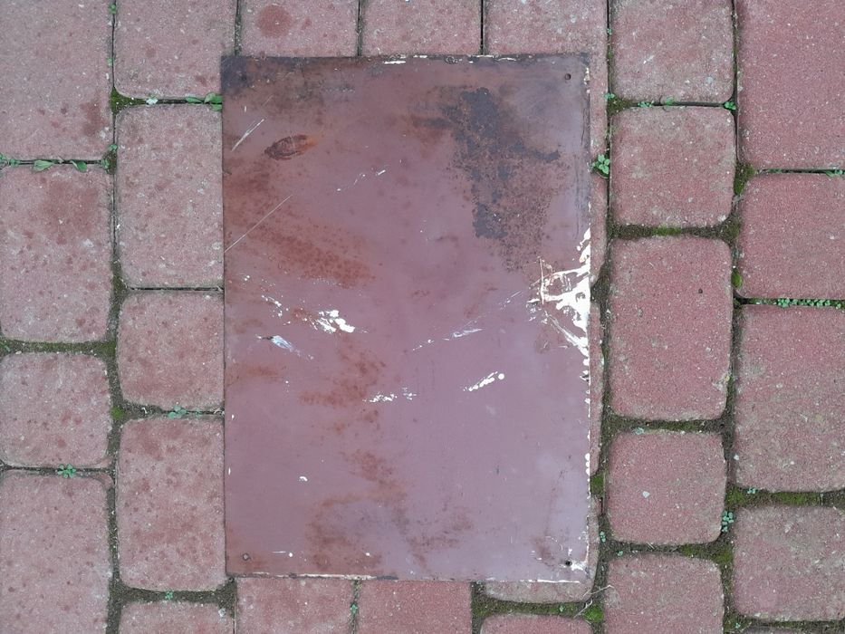 Tablica BHP z PRL - palenie surowo wzbronione